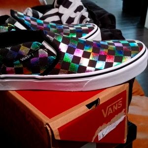 Size 10 Womens Rainbow Vans